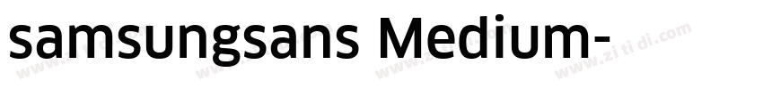 samsungsans Medium字体转换 samsungsans Medium字体转换